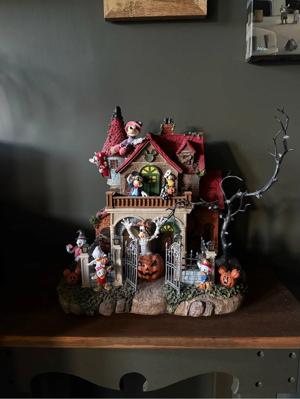 Disney Haunted Party House With Lights And Music Halloween